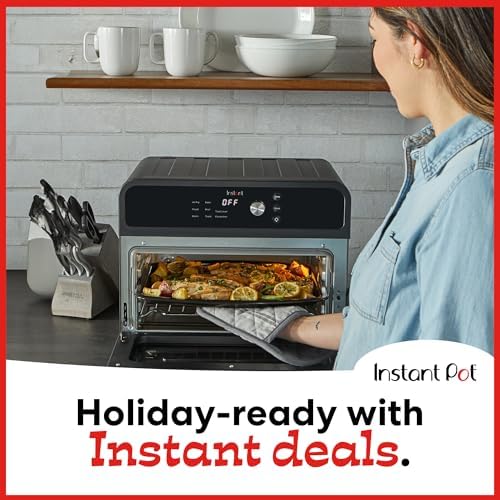 Instant Pot Omni 19QT/18L Toaster Oven Air Fryer, 7-in-1 Functions, Fits 12
