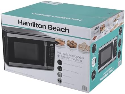 Hamiltan Beach 1.1 Cu. Ft. Countertop Microwave Oven, Stainless Steel