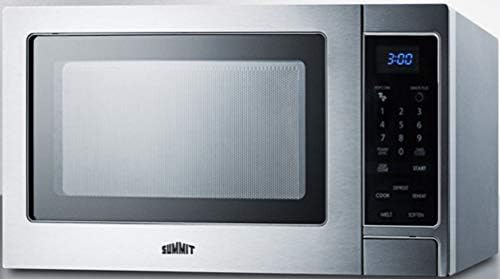 Summit SCM853 19” Compact Microwave, Stainless steel