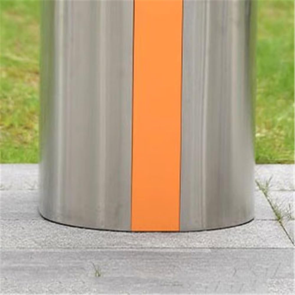 Outdoor Dustbins Commercial Household with Lid Trash Can Stainless Steel Outdoor Small Rubbish Bin