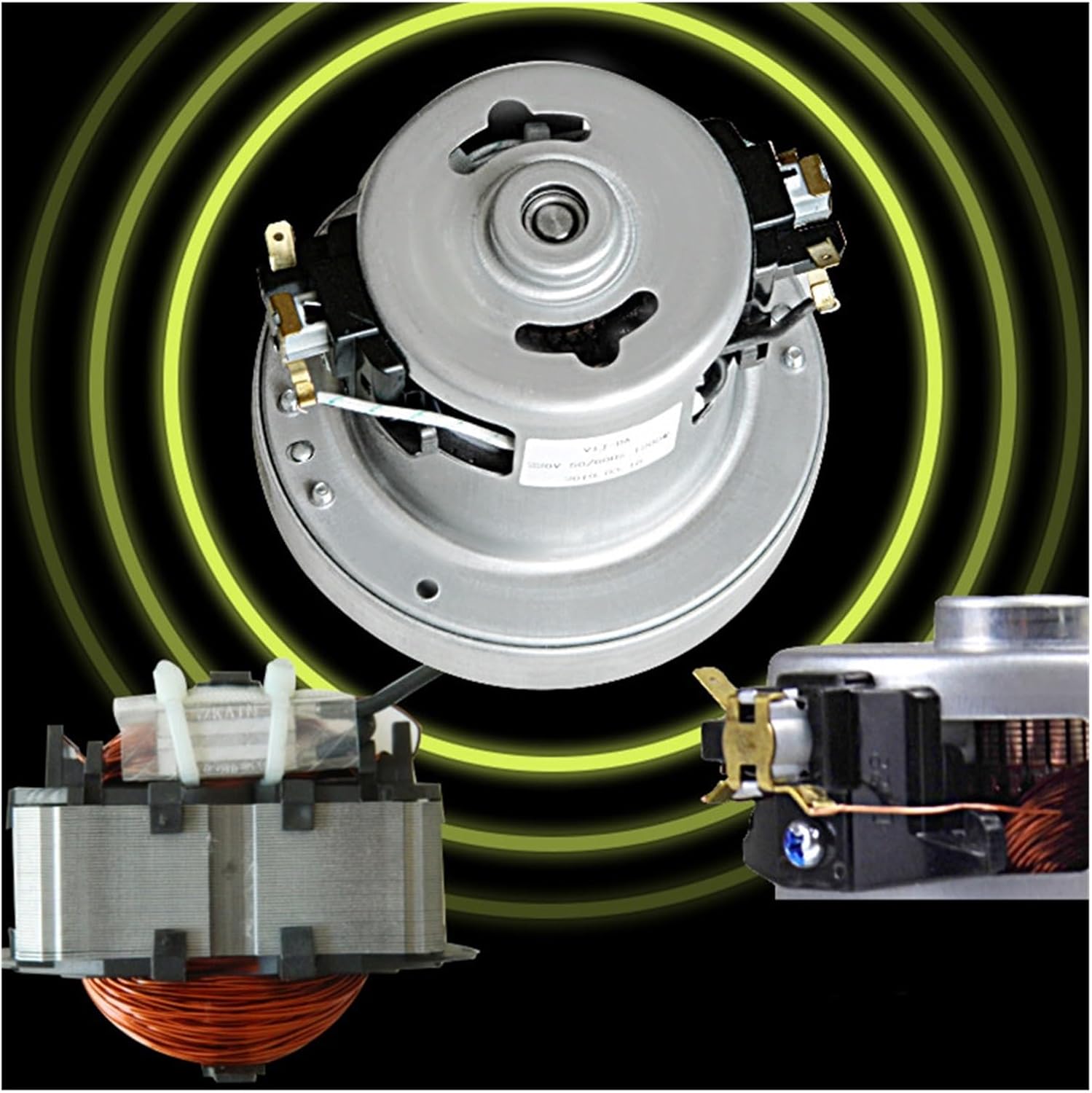 1200W 220V Vacuum Cleaner Motor, Vacuum Cleaner Replacement Motor. Compatible for Lexy VC-T3511E DX105B