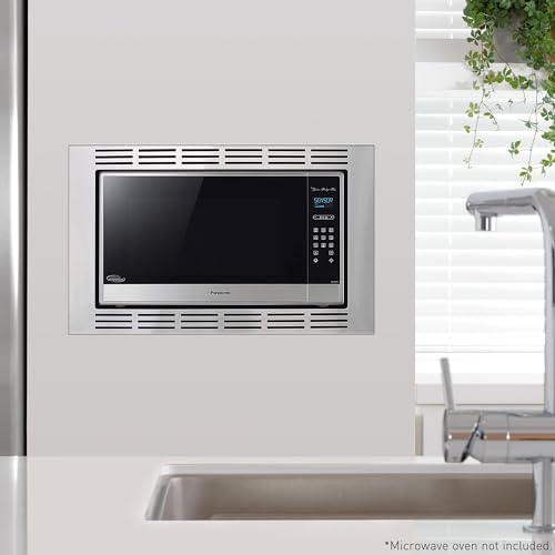 Panasonic 30-inch Trim Kit for Panasonic 2.2 cu ft Microwave Ovens - NN-TK932SS (Stainless Steel)