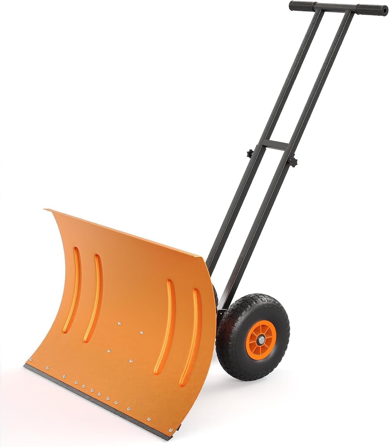 Dual-Rod Snow Shovel with Wheels, 29
