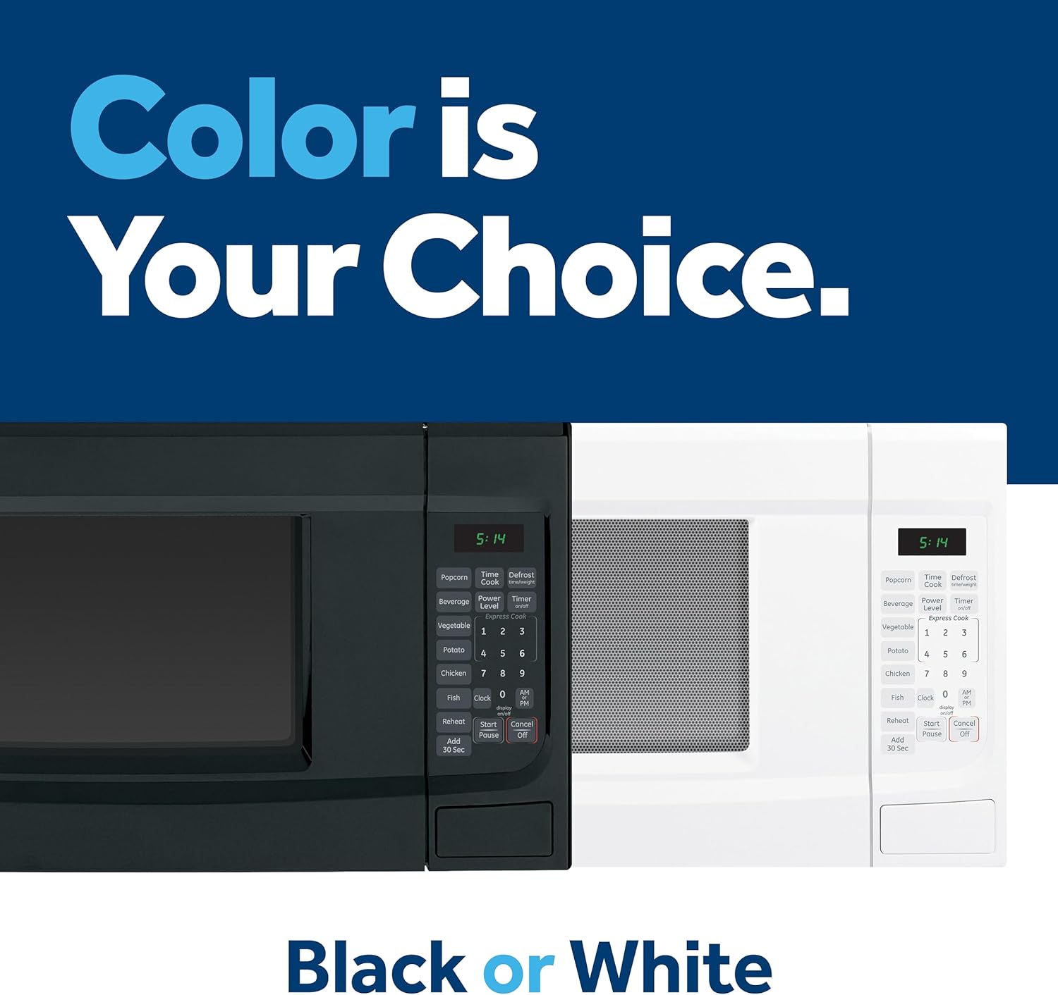 GE® 1.4 Cu. Ft. Countertop Microwave Oven