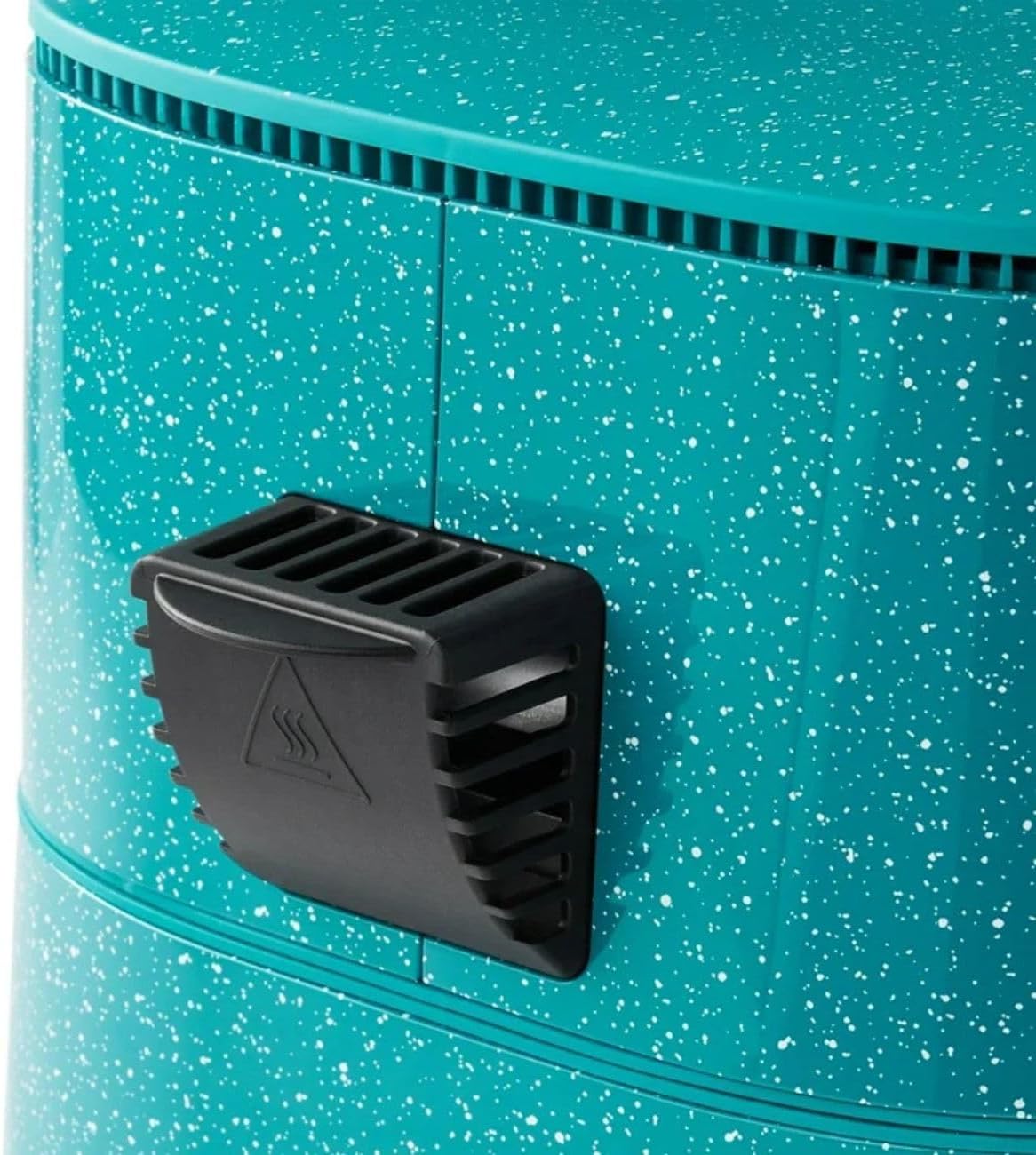 Pioneer Woman 5.8 Qt Digital Air Fryer – Teal Speckle Finish, Touchscreen with Window, Nonstick Basket, 1500W, 6 Smart Cooking Functions, Energy Efficient