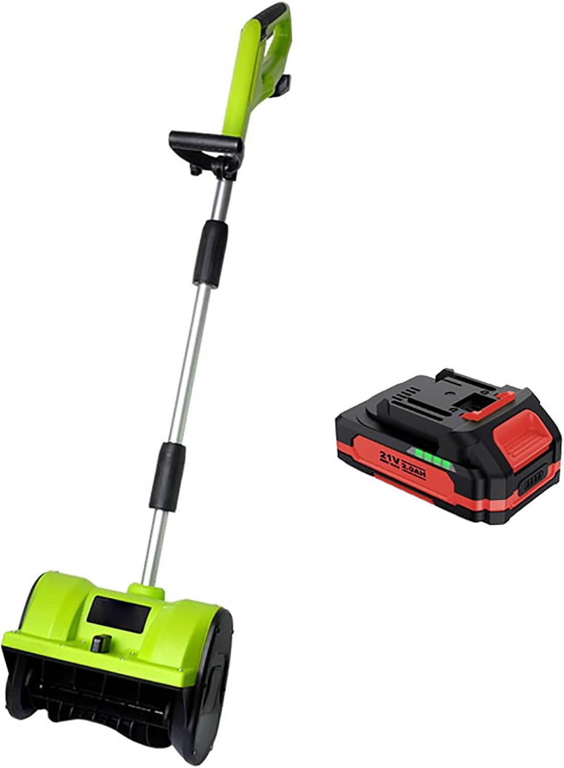 Lightweight Snow Shovel, Efficient Snow Blower with Retractable Pole, Easy Snow Clearing, Cordless Snow Shovel for Driveway Winter Snow Removal