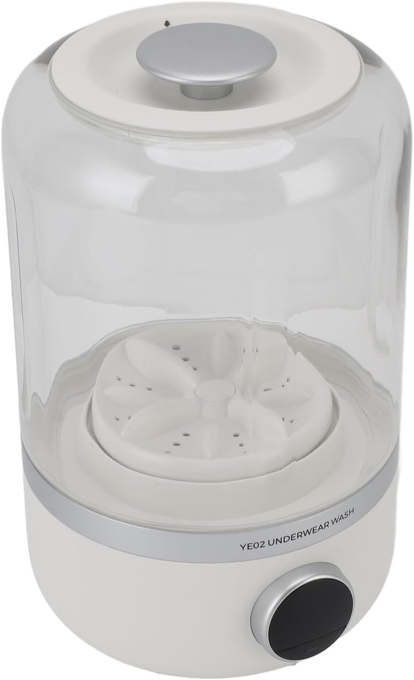 Portable Washing Machine,Deep Cleaning for Underwear, Socks Baby Clothes, Compact Travel Laundry,10W Quiet Rechargeable Mini Laundry Washer, for Apartment,Camping,Travel