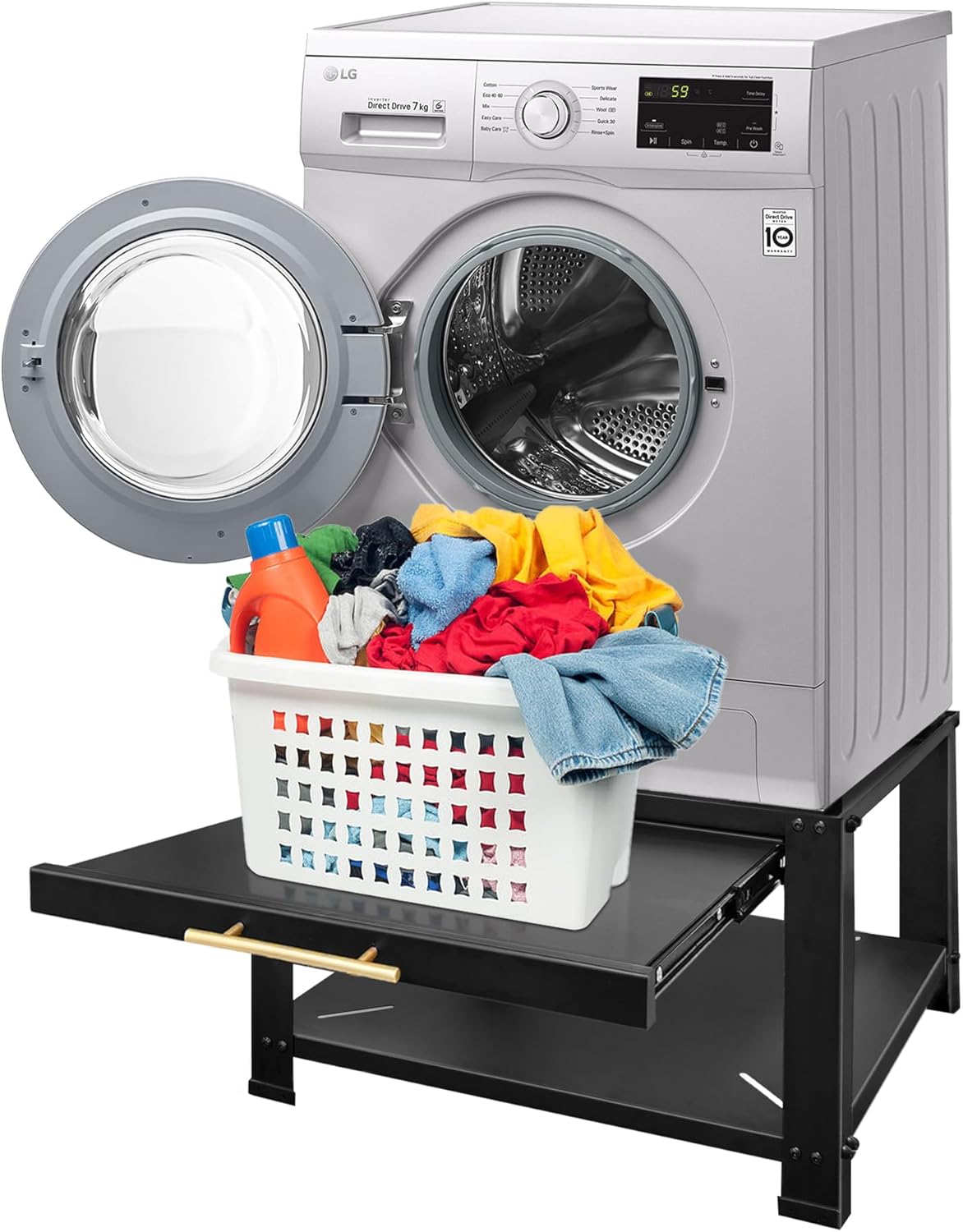 Royxen Washer and Dryer Pedestals Heavy Duty Metal Laundry Pedestal 29