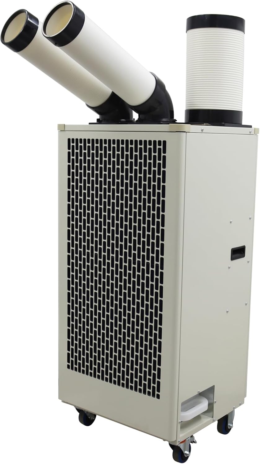 Industrial Air Conditioner Portable Commercial Spot Cooler 15400 Btu/h Mobile Air Conditioner 220V 2.1kw Dual Hose
