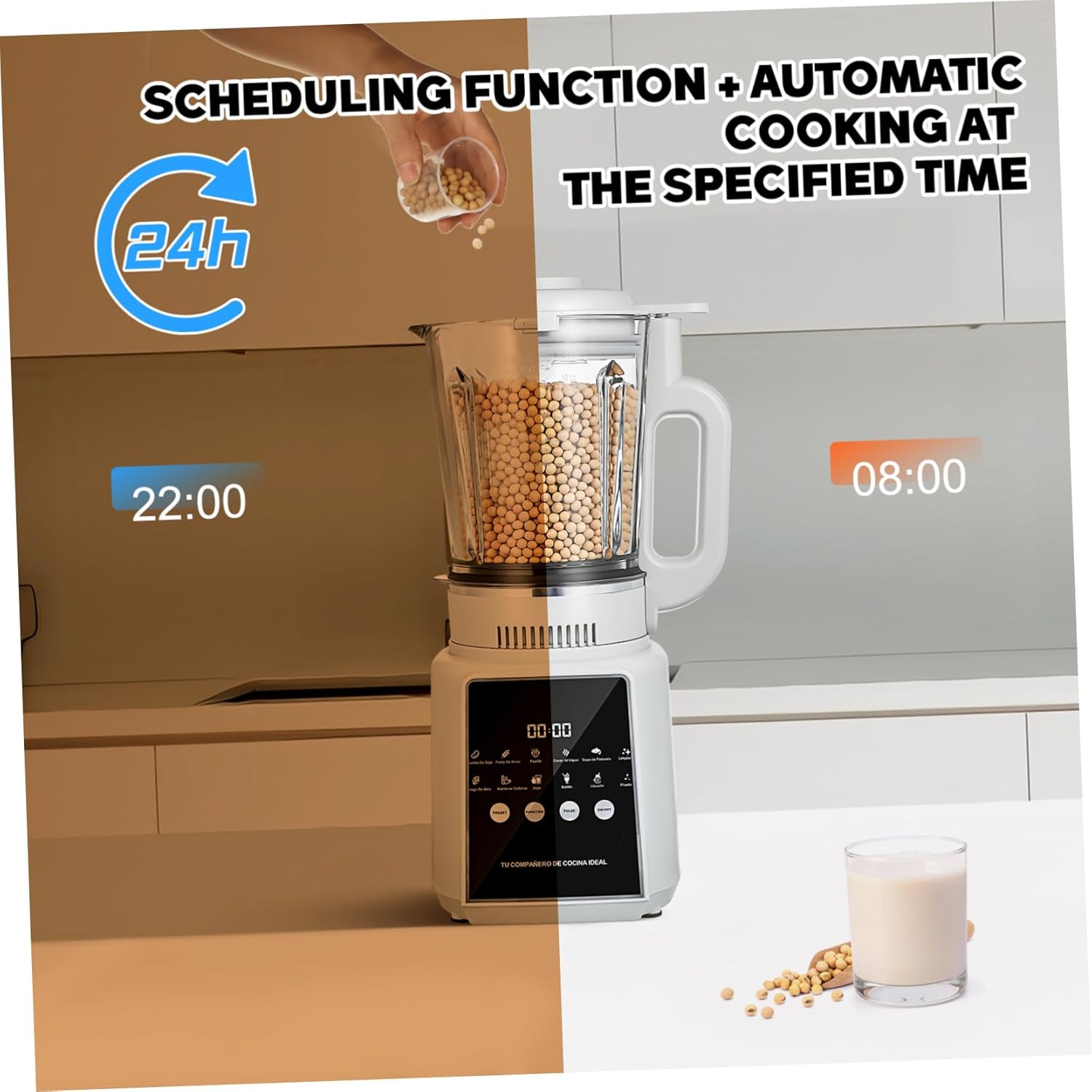 110v Juicer Blender Combo High Speed Blender Countertop for Kitchen Electric Us Plug Fruit Juicer