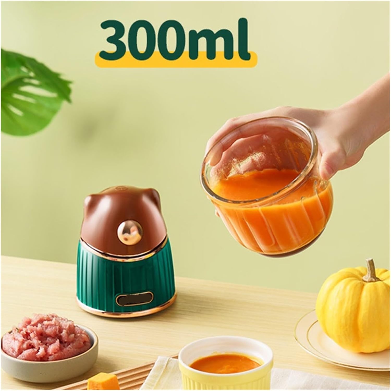 Household Dispenser Portable Kneading Machine Small Multifunctional Stirring And Meat Grinder(Single cup,AU)