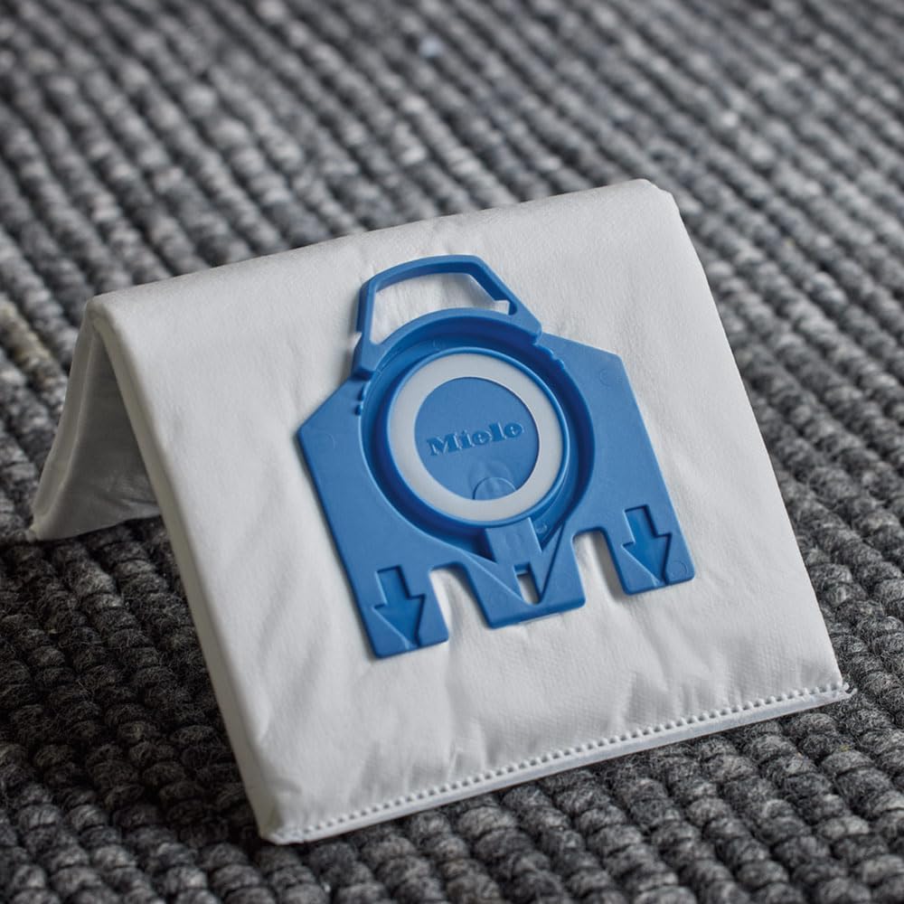 Miele Allergy XL-Pack GN Dust Bag, Accessory for Vacuum Cleaner (Miele, Complete C3, Complete C2, Classic C1, S 400, S 600, S 800, S2, S5, S8), Box with 8 Bags