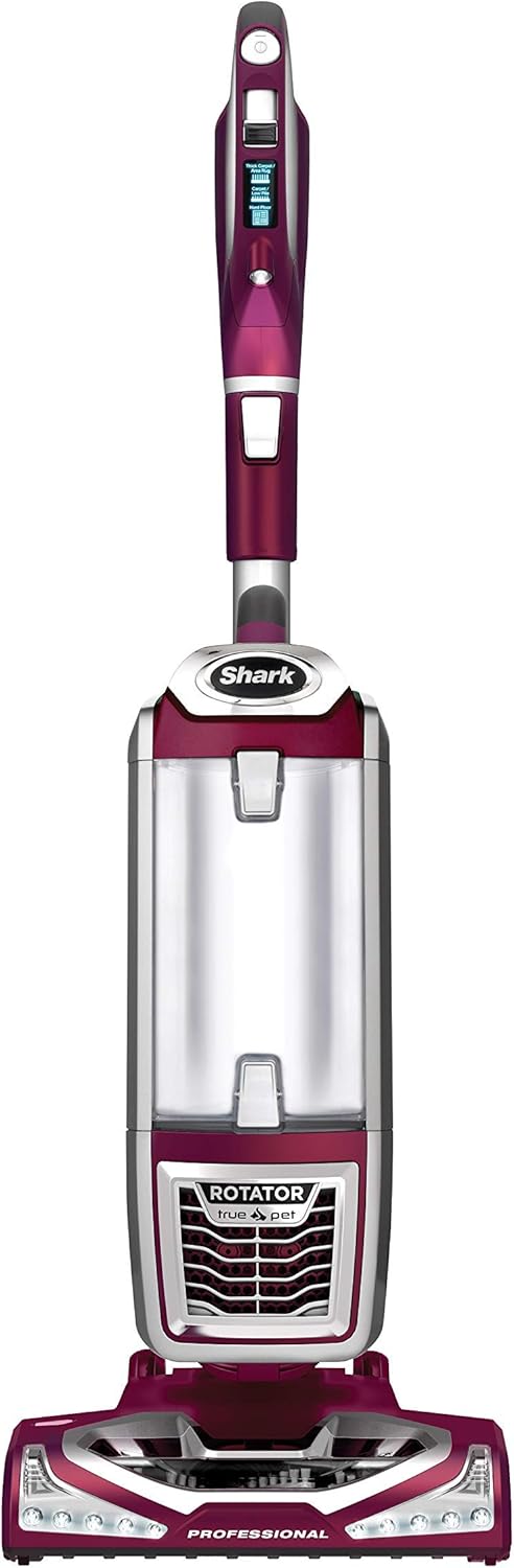 Shark Rotator Powered Lift-Away TruePet Upright Corded Bagless Vacuum for Carpet and Hard Floor with Hand Vacuum and Anti-Allergy Seal (NV752), Bordeaux (Renewed)