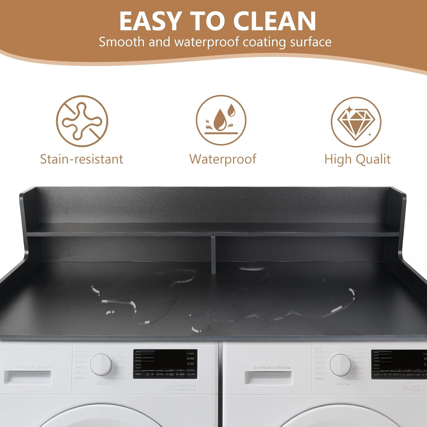 2-Tier Washer and Dryer Countertop,54