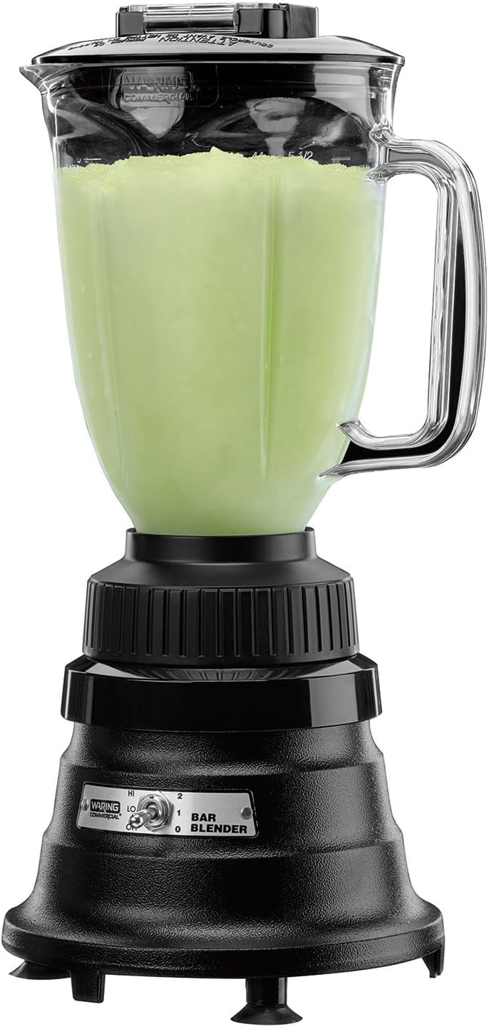 Waring Commercial BB155 3/4 HP Bar Blender with 44-oz. BPA-Free Copolyester Container
