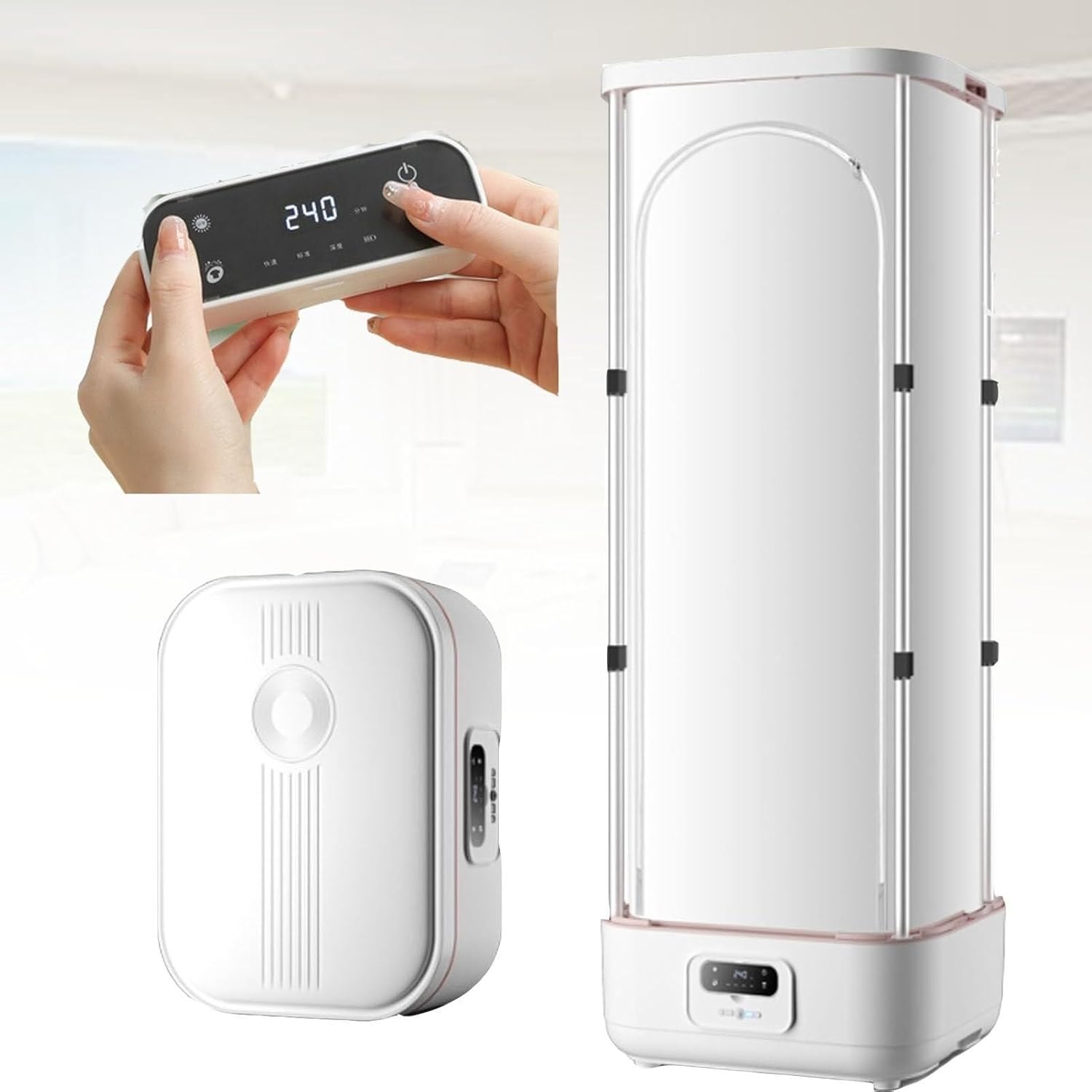 Household Small Quick Drying Foldable Dryer，automatic ironing machine，Hanging Garment Steamer