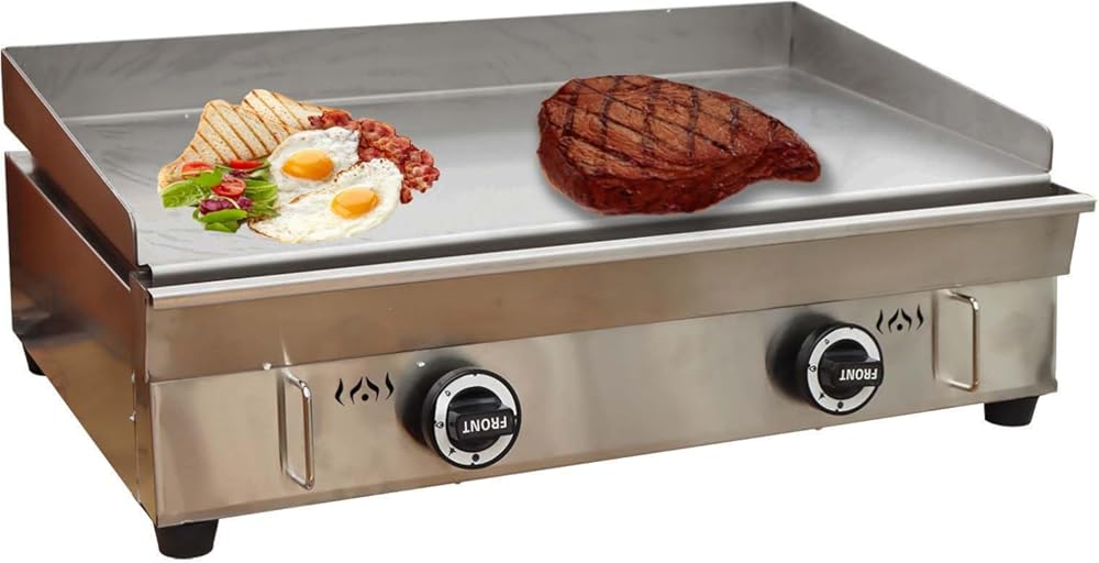 Propane Gas Grill Griddle Countertop 28.94