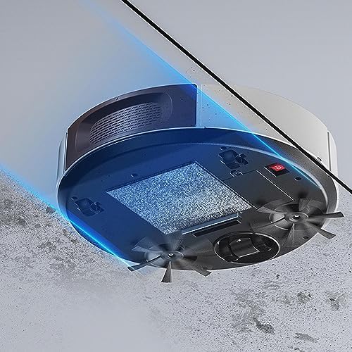 Robot Vacuum Cleaner, Strong Suction Robot Vacuum Cleaner with USB Rechargeable, Automatic Robotic Vacuum Cleaner for Hard Floors, Ceramic Tiles (Brown)