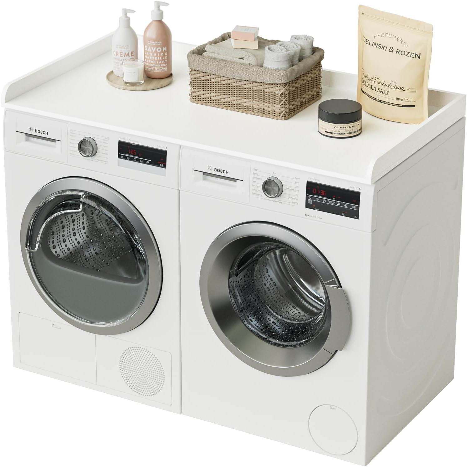 Washer Dryer Countertop, Laundry Room Organization and Storage, 27.6