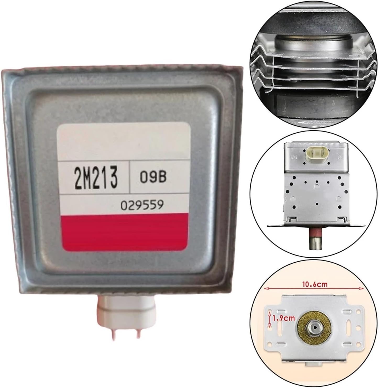 Replace Microwave Magnetron 2M21309B, Suitable For Four-hole Microwave Ovens, Replacement Part