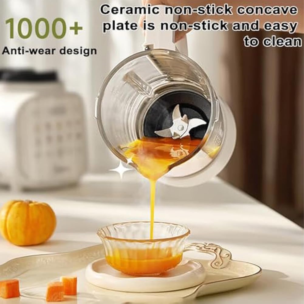 Commercial Blender Smoothie Maker, Household Multifunctional Food Processor, Silent Broken Wall Cooking Machine, 12h Smart Reservation, Can Make Smoothies, Milkshakes, Soy Milk, Juice and More
