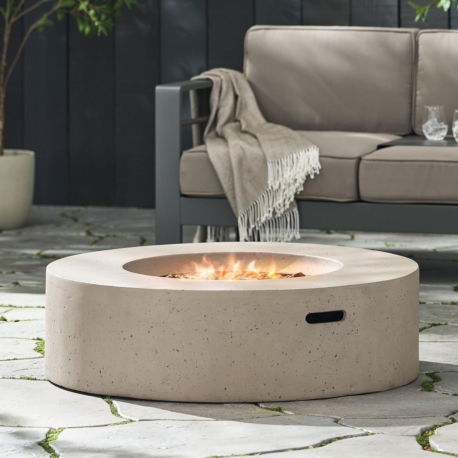 Outdoor Round Fire Pit, 40