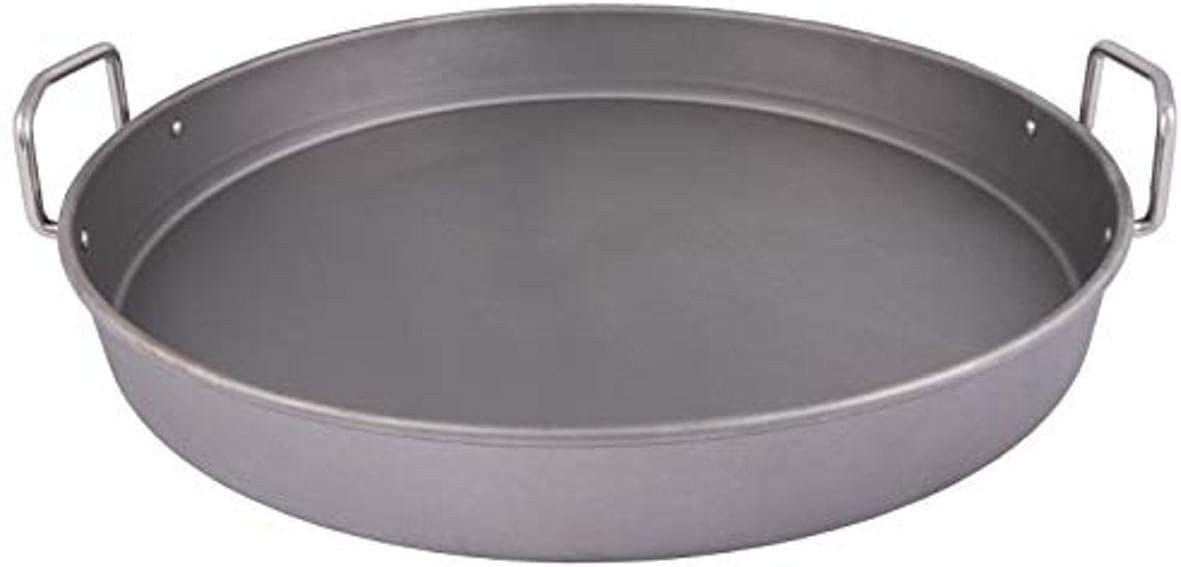 Oklahoma Joe's 1996978P04 18.5-inch Carbon Steel Deep Dish Pan, Silver