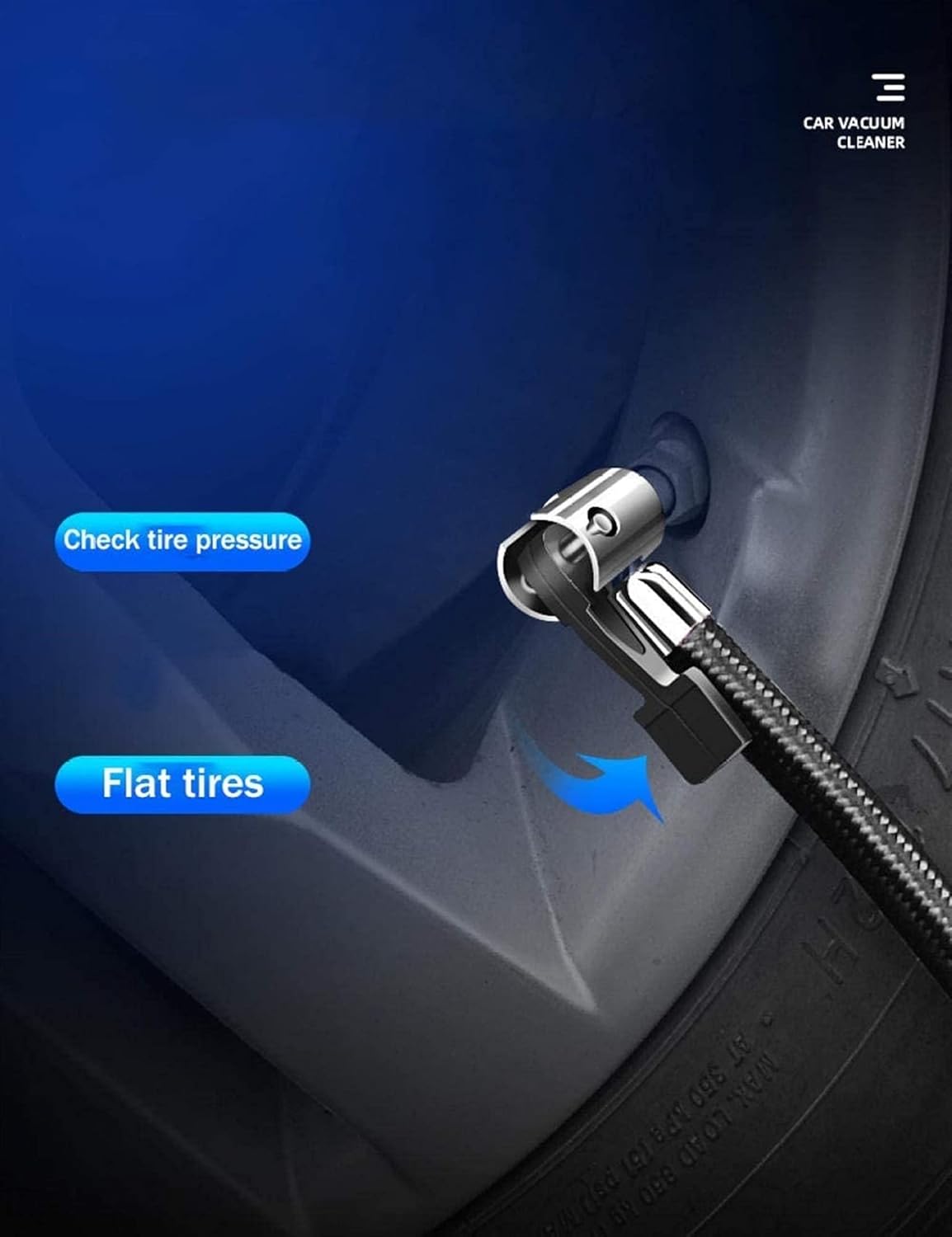 Handheld Vacuum Cleaner, 4Kpa 12V Portable Powerful Cyclonic Suction Hand Vacuum,for Home Pet Hair Car Cleaning