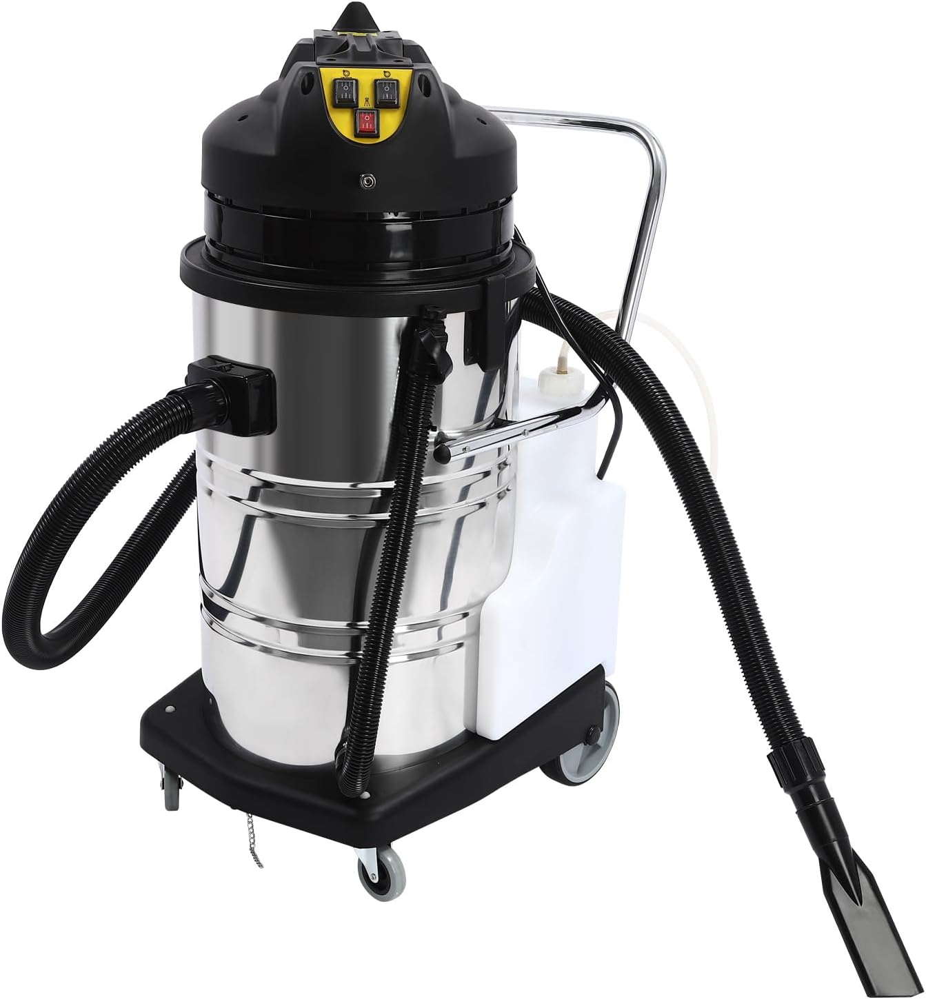 Professional Carpet Cleaner Machine 110V 3in1 Multi-Purpose Portable Carpet and Upholstery Cleaner Handheld Carpet Cleaner Dust Extractor Sofa Curtain Carpet Cleaning Machine (80L)