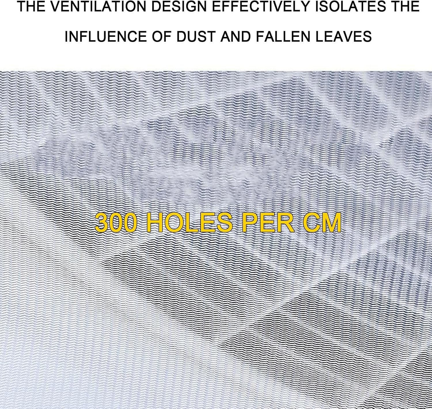 Window Air Conditioner Unit Cover, Air Conditioner Protection Cover Waterproof Defender Rain Snow Protection Sheet(Black net,43.3*20.5inch)