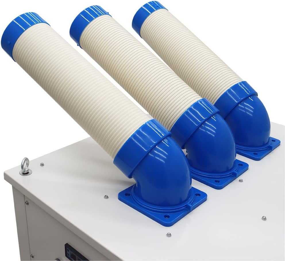 29800Btu/h Industrial Air Conditioner Spot Cooler Portable Commercial Mobile Spot AC 3150W 220V Three Column