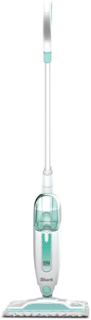 Sharks Steam Mop with Removable Water Tank, Lightweight Design, Machine Washable Pad, Swivel Steering, Hard Floor Sanitizing, S1000WM