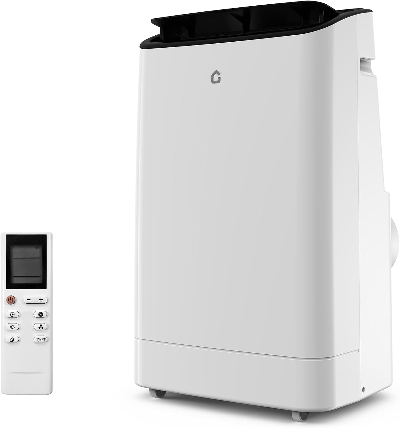 Portable Air Conditioner, 14000 BTU 3-In-1 A/C, Dehumidifier & Fan, Quiet 52 DB, 24H Timer, Window Kit Included, Ideal for 500-700 Sq.Ft Rooms