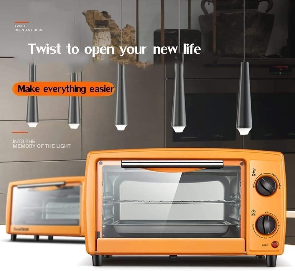 oven mini oven air fryer oven 12L Mini Toaster Oven Best Convection Includes Bake Pan Broil Rack Countertop Oven Polished Stainless Toast Home Kitchen Mini Ovens Toaster Oven Air Fryer,