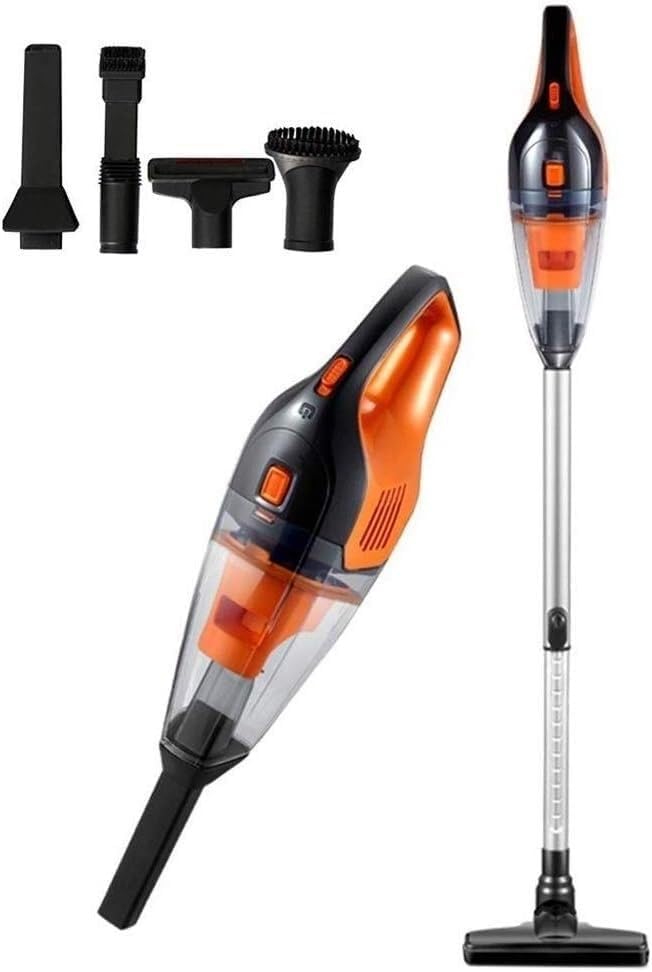 Handheld Vacuum Clean,Upright Vacuum Cleaner Cordless 2 in 1 Handheld Vacuum High-Power Li- Rechargeable Battery Mute Cordless high-Power Wet and Dry Drag Dual-use