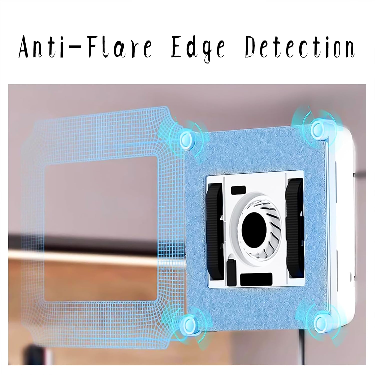 Smart Window Cleaning Robot, Dual Water Spray, 2500Pa High Suction Power, Wet/Dry Cleaning, Indoor/Outdoor Use, Mobile APP & Remote Control, Perfect for High-Rise Windows, Tiles and Glass Cleaner kit