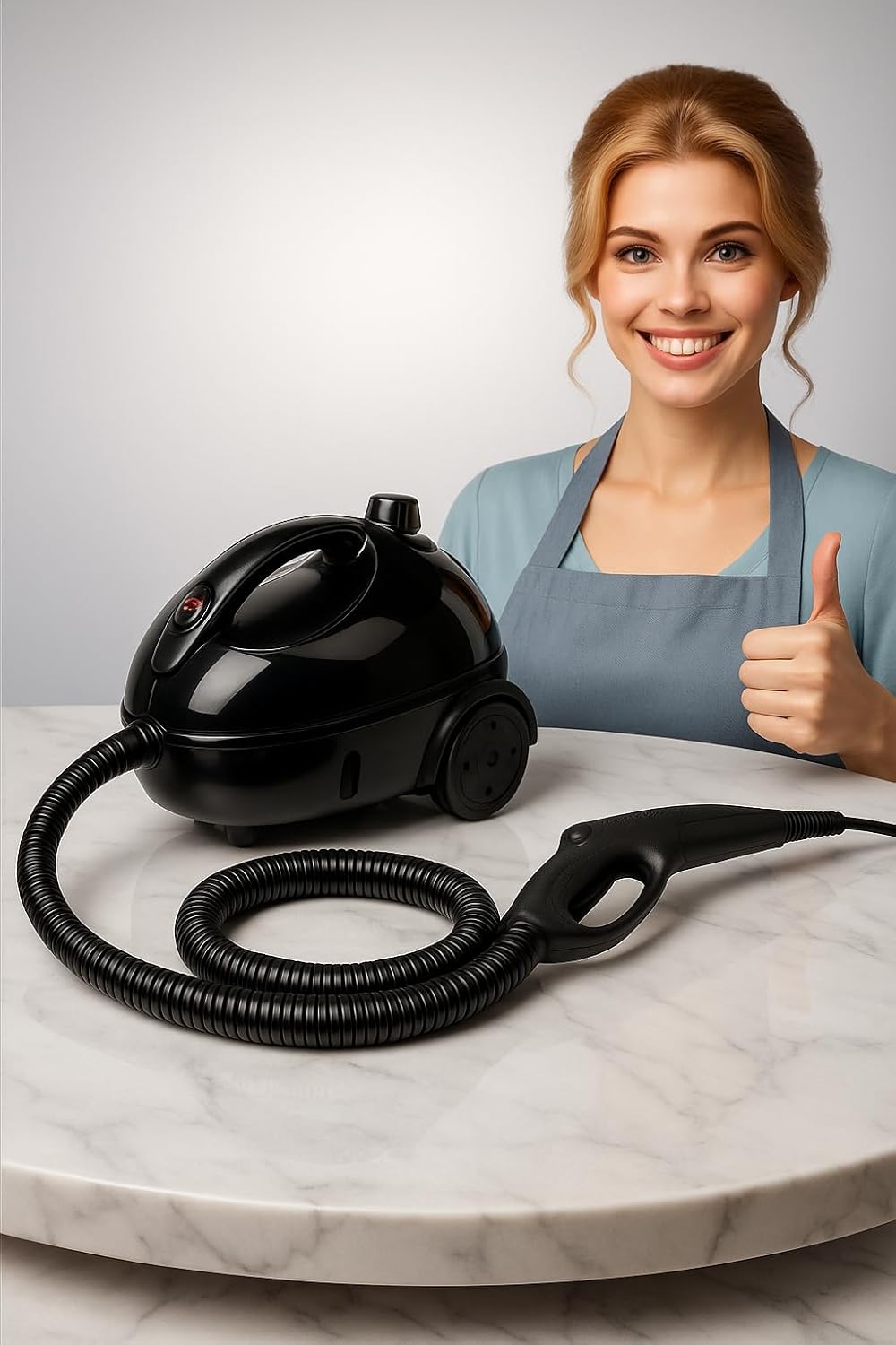 1500 Watt Steam Cleaner Kit Compatible with Central Machinery - Up to 45 Minutes of Steam Per Tank that Deep Cleans Without Harsh Chemicals, Fumes or Residue