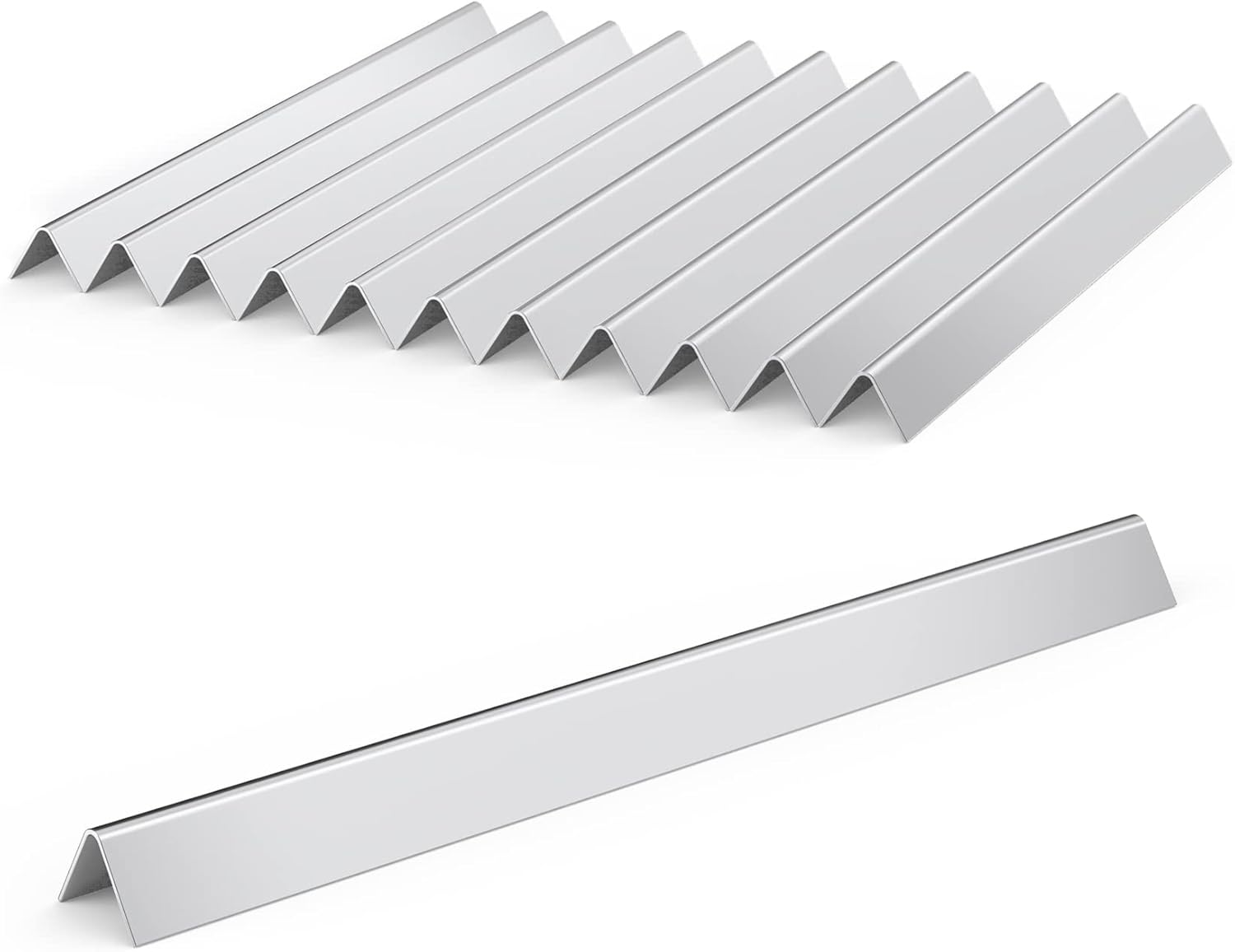 Stanbroil Stainless Steel Flavorizer Bars for Weber Summit 600 Series Summit E-640 S-640 E-650 S-650 E-660 S-660 E-670 S-670 Gas Grills with a Smoker Box, Replacement Parts for Weber 67670, 12 PCS