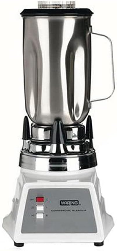 Waring Commercial 7011HS 2-Speed Food Blender with Stainless Steel Container and Heavy-Duty Motor, 32-Ounce,Silver