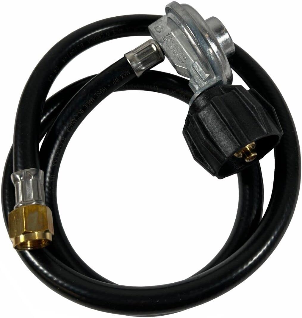 Gas Grill Propane Regulator w/ 41in. Hose for Weber Genesis 300 Series 2007 to 2010