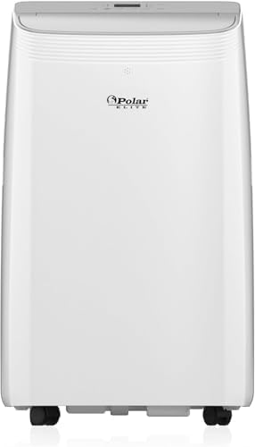 Memorex Polar Elite Portable Air Conditioner, 12,000 BTU ASHRAE (8,350 BTU DOE), Cools Up to 350 Sq. Ft., with Cool, Fan, Dry Modes, Full-Function Remote Control, Window Kit & 2-Year Warranty