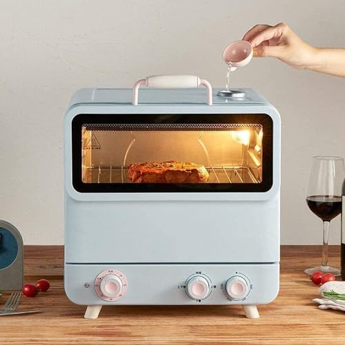 oven mini oven air fryer oven Small Baking Electric Oven Household Steam Integrated Machine Timing Free Temperature Control 20L Mini Ovens Toaster Oven Air Fryer,, Onesize