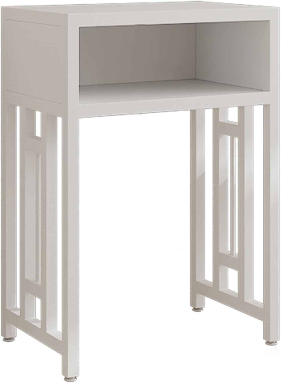 Sweeping Robot Storage Rack, Floor-Standing Multi-Layer Storage Rack, Storage Display Rack, Home Living Room Side Table Storage Rack(Natural,80x40x70cm)