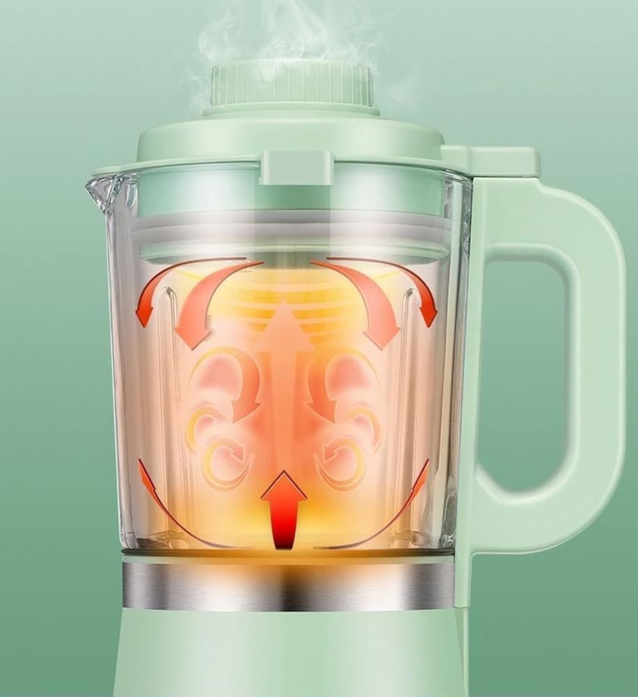 Kitchen Juicer Machine Blender with Automatic Heating for Rice Paste, Smoothies, Frozen Dessert, Soup,Fruits and Vegetables - Juice Wall Breaking