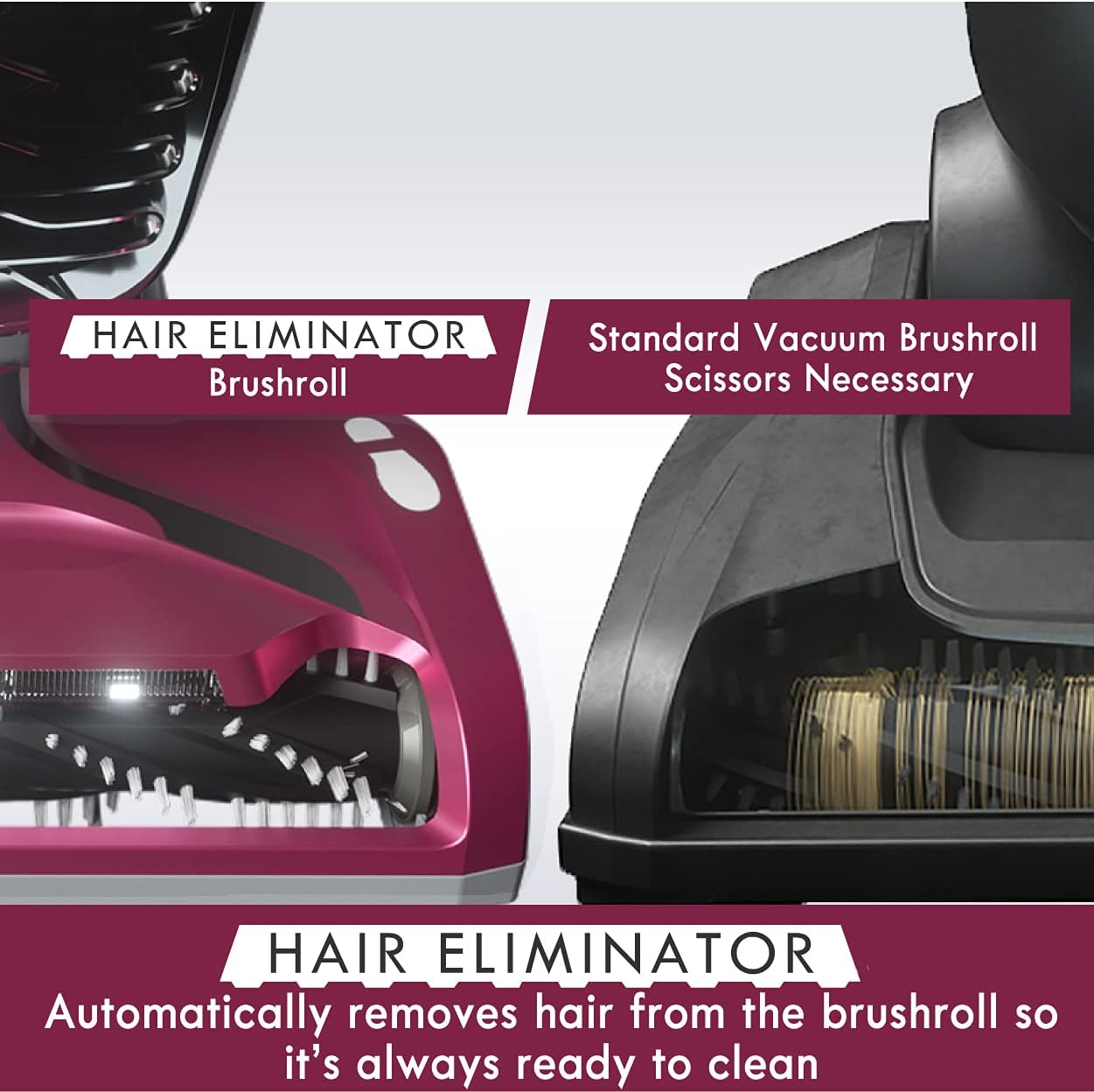 Kenmore DU5092 Bagless Upright Vacuum Lift-Up Carpet Vacuum Cleaner 2-Motor Power Suction with Hair Eliminator Brushroll, Pet Handi-Mate, 2L, Wine W/Lift-up Design