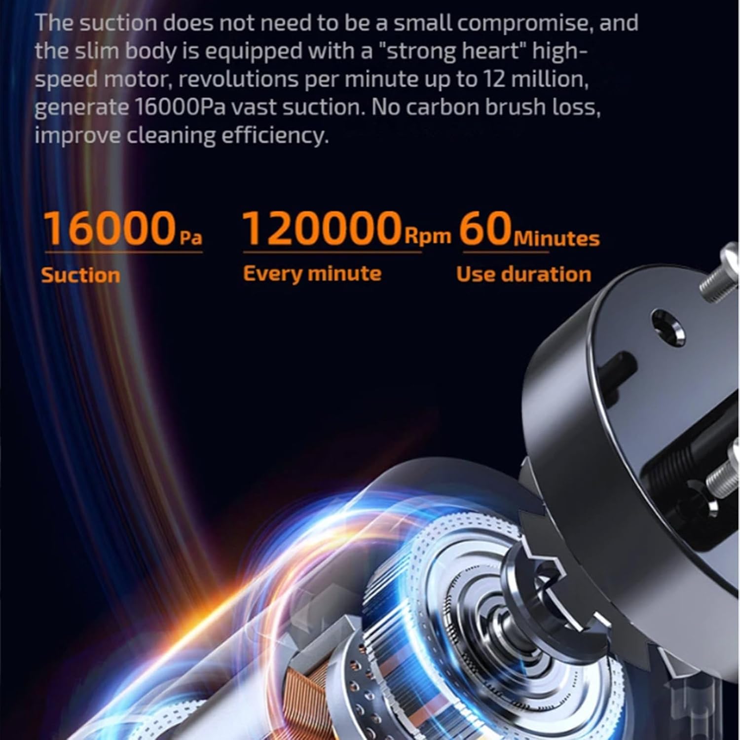 APLUSH Mini Handheld Vacuum Cordless,Car Vacuum Cordless Rechargeable with 65Db Ultra Low Noise,Portable Hand Held Vacuum for Dust, Sand, Crumbs,Home Small Dust Buster,Black