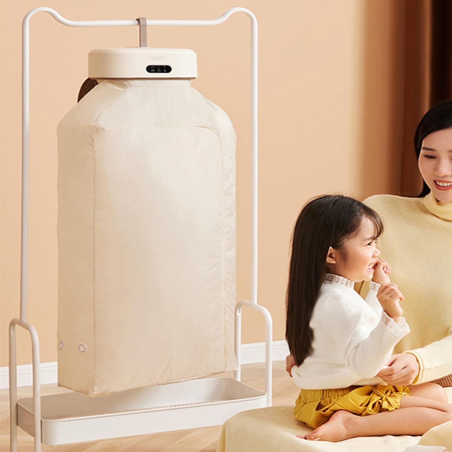 EERSTA Household Foldable Dryer, Household Small Clothes Drying Dormitory Air Dryer, Foldable Portable Clothes Dryer