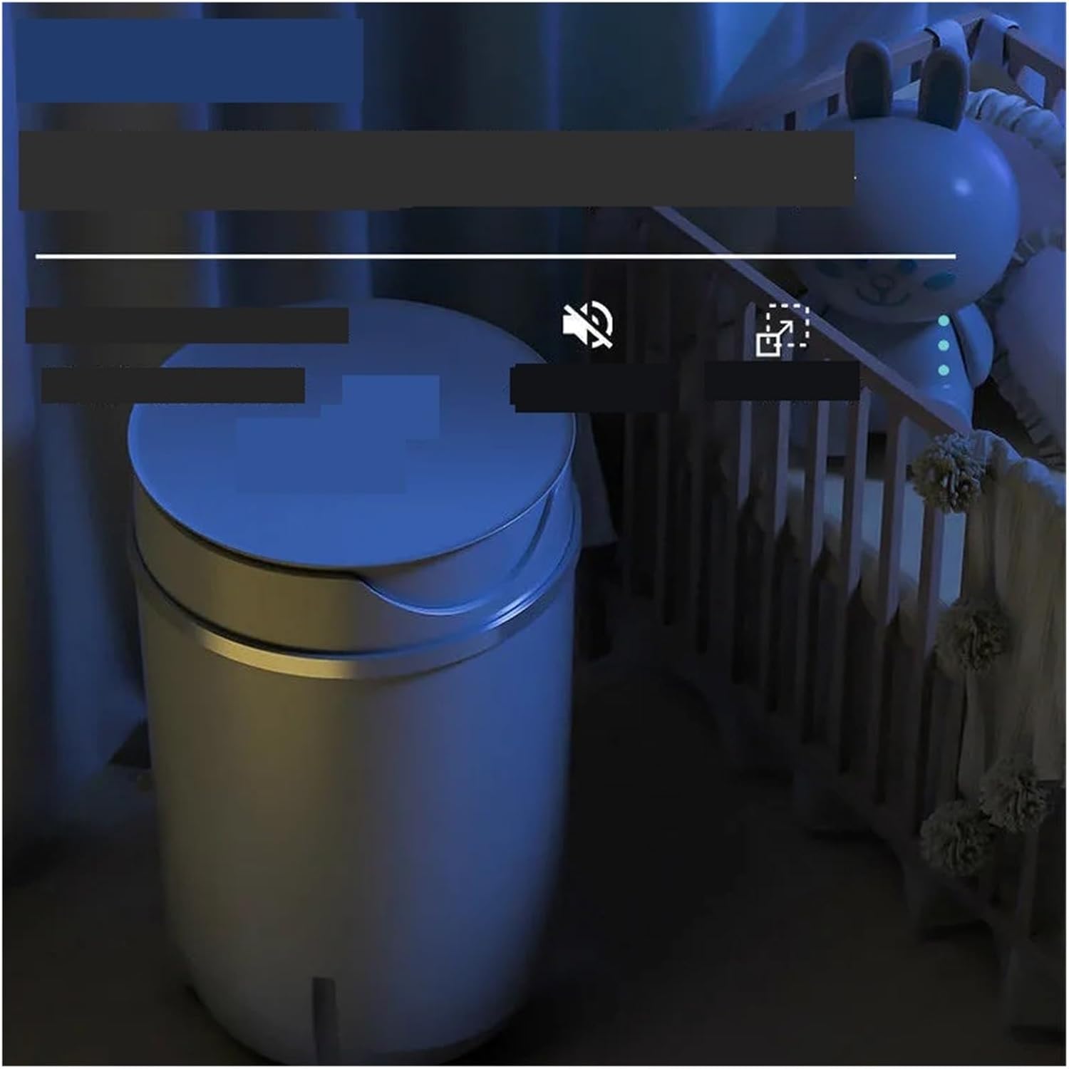 Portable Automatic Washing Machine For Household Fantastic For Washing Underwear And Socks,for Travel,Camping, RV & Dorms(White)