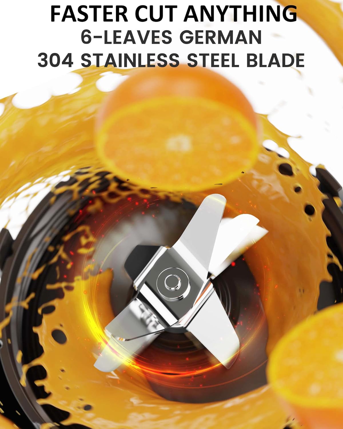 Real 900 Watts Smoothie Blender for Shakes and Smoothies with Milk Frother, 12 in 1 Set Personal Blender, Germany Stainless Steel Blades Smoothie Maker with 2 Tritan Sport Cups