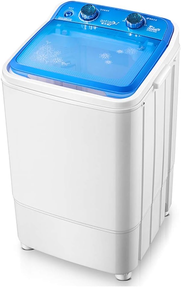 YXCKG Portable Washer Machine, Washing Machine and Dryer, Timer Control, Single Tub Clothes Washing, Laundry Washer for Home Apartment, 6 Kg Washer (Color : Blue)